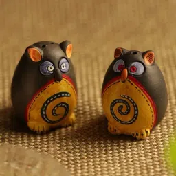 ExclusiveLane Small 'Twin Owl Shaped' Salt & Pepper Shaker Set In Terracotta (Set Of 2)-image-37