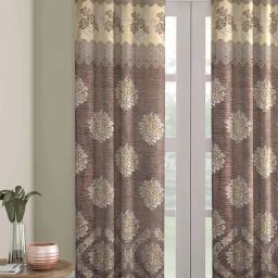Romee Brown Jaquard Ethnic Curtains and Sheers-image-51