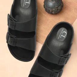 Carlton London Women's Black Slides-picture-31