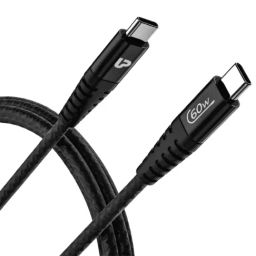 ULTRAPROLINK Zoom UL1162 60W Type C-C Fast Charging Cable (Black, 1.5m)-40