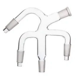 ABGIL ABG660 Borosilicate Glass Receiver Multiple Connection Adapter Socket (B-55) Cone (B-55) image 1
