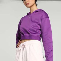 Puma Purple Regular Fit Sports Sweatshirt-22