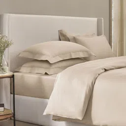 SANSAAR A DDECOR BRAND LIVE CONSCIOUSLY Beige Heavy Winter Double XL King Bedding Set-image-88