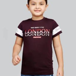 3PIN Boys Brown Cotton Printed T-Shirts-image-76