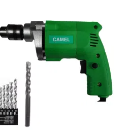 Camel Electric Drill Machine with 13Pcs Metal/ Wood and 1PcWall Drill Bit Set ‎CD10 350W 10 mm-7