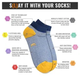 Man Arden Multicolor Striped Socks image 3