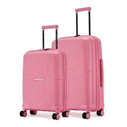 Nasher Miles Hawaii Pink 8 Wheels Medium Hard Cabin Trolley Bag-picture-38