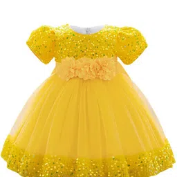 StyleCast x Revolte Embellished Applique Net Balloon Dress-image-46