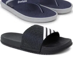 Pampy Angel Men Blue Flip Flops-11