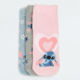 max Girls Pack Of 3 Patterned Ankle-Length Socks-image-49