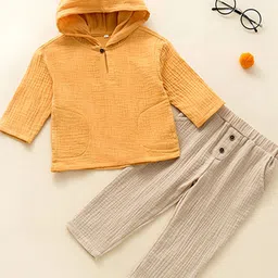 YK Girls Hooded Sweatshirt & Trousers Clothing Set-picture-34