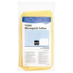 TASKI Cleaning Cloth 40 x 40cm Yellow Cleaning and Dusting, D5627689 (Pack of 5)-image-40