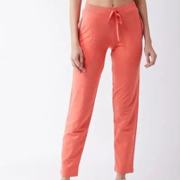 FEMEA Peach Cotton Regular Fit Track Pants-picture-28