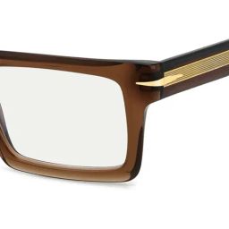 DAVID BECKHAM Brown Rectangular Eye Frames for Men image 4