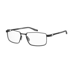 UNDER ARMOUR Matte Black Rectangular Eye Frames for Men-image-34