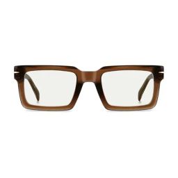 DAVID BECKHAM Brown Rectangular Eye Frames for Men image 2
