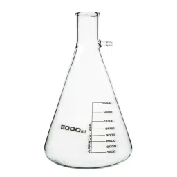 Eduscope Borosilicate Glass Filtration Flask with Side Tubulation 5000 ml Bolt Neck, ‎FILTRFLASK-02-20