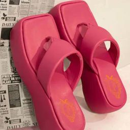Shoetopia Kids Pink Thong Sandals-image-64