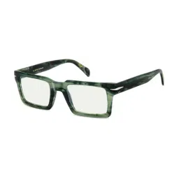 DAVID BECKHAM Green Rectangular Eye Frames for Men-image-27