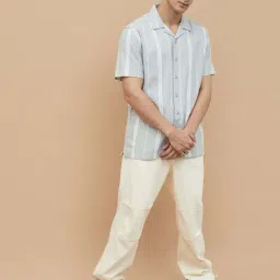 Bossini Sage Regular Fit Striped Shirts-image-48