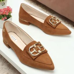 Elle Women's Tan Casual Pumps-image-21