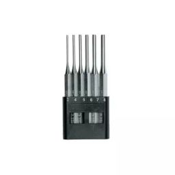 Teng Tools 6-Piece Punch Set, Parallel Pin Punch, 3 - 8 mm Shank, PPS06-22