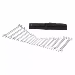 Westward Double Open End Wrench Set Alloy Steel, 54DG07 (Set of 17)-image-64