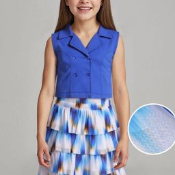 ARIAS By LARA DUTTA Girls Top with Skirt-image-12