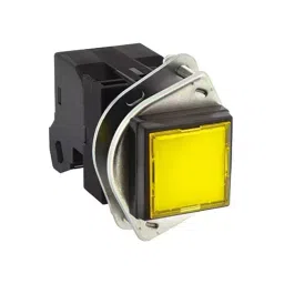 IDEC TWS Series Resin Ring LED Pilot Light Regular Shape and 25 mm Mounting Hole Dia, UPQS1B16DNY-22