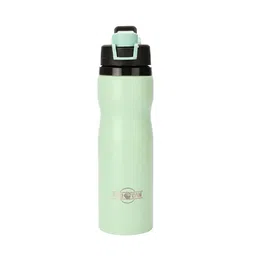 HOOM Green & Black Single Stainless Steel Printed Single Wall Vacuum Water Bottle-image-53