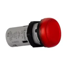 Lovato LPML, Panel Mount Red LED Pilot Light, 22 mm Cutout, IP66, IP67, IP69K, Round, 380-415V, LPMLP4-picture-41