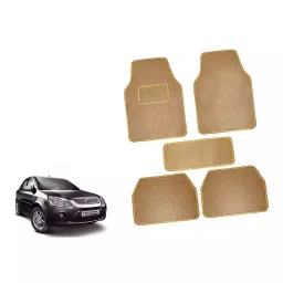 Auto Pearl CMBE70 Polyester Standard Mat for Ford Fiesta Classic (Beige)-picture-23