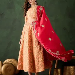 Sangria Woven Design Lehenga Choli With Dupatta-picture-47