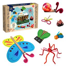 Webby DIY Creepy Crawlies Painting Kit - Multicolour-27