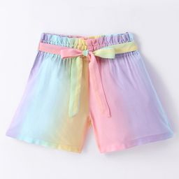CrayonFlakes Tie Dye Shorts - Purple-image-3