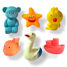 NEGOCIO 6 Pcs Ocean Mini Squishy Toys for Kids Party Favors, Marine Life Fidget Toys Bulk for Kids- PACK OF 1- COLOR MAY VARY-8