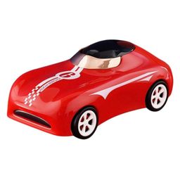BitFeex Car Shaped Sippy Cup Bottle 280 ml Leak-Proof Plastic Water Bottle for Kids with Fun Design, Perfect for School, Playtime, and Travel Use- Red-15