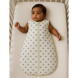 ZIKKU Baby Sleeping Sack, 100% Cotton, Wearable Blanket for Newborns and Toddlers, Lightweight, Breathable, Double Zipper-Bird-6-12 Months-picture-13