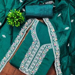 Maroosh Floral Embroidered Unstitched Dress Material-picture-39