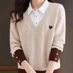 StyleCast Women Cable Knit Pullover-picture-43