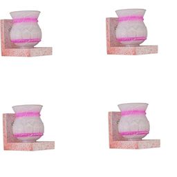 SOMIL Pink Glass Cylinder Printed Wall Lamps-image-95