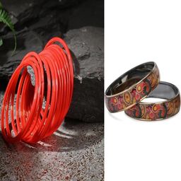 SOMIL Set Of 16 Glass Printed Bangles-image-78