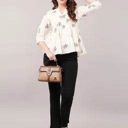 clobug Women Animal Printed Regular Top-image-29