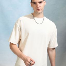 HIGHLANDER Men V-Neck Extended Sleeves Raw Edge T-shirt-picture-31