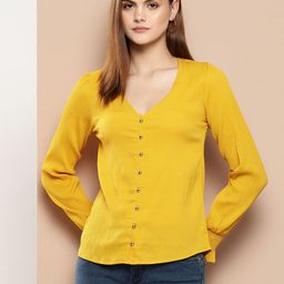Chemistry Bishop Sleeves Shirt Style Top-picture-40