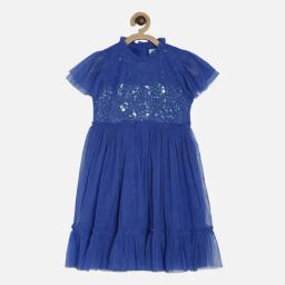 MINIKLUB Blue Baby Girls Dress-image-12