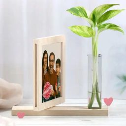 FNP Multicolor MDF Dads Rotating Green Memory Frame image 3