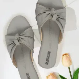 Fausto Women's Grey Casual Sandals-picture-36