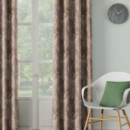 DDECOR Live Beautiful Brown Polyester 9 ft Long Door Curtain-picture-4