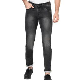 Octave Grey Lightly Washed Solid Jeans-image-18